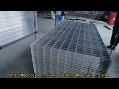 亜鉛メッキ銀鋼格子屋外下水市松模様プレート