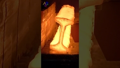 Iビーム製造プロセス。鉄鋼大量生産工場