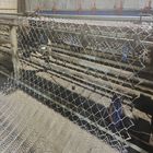 Hot Dip Galvanizing 4.5mm Chain Mesh Fencing Silver For Industrial Residential