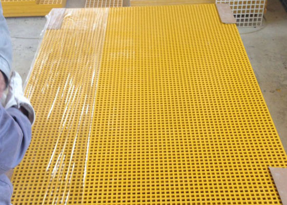 Customized Standard Fiberglass Grating Panels For Building