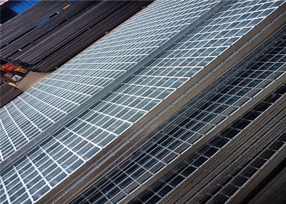 Plate Thickness 2.5mm Platform Serrated Steel Grating