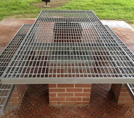 Q235 Carbon 30x5 Industrial Steel Grating Heavy Duty Floor