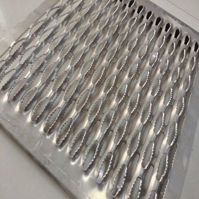 優秀な天候の抵抗に火格子を付けるアルミニウム黒い色の反スリップ
