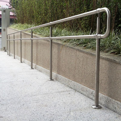 Galvanized Stair Welded Industrial Steel Handrails