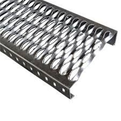 Safety Walkway 30mm Height Grip Strut Grating Aluminum Stair Treads Perforated Plank