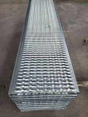 Plank Stair Treads Nonslip Grip Strut Grating Galvanized Metal Plate