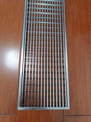 Drainage Bar Compact Stainless Steel Channel Grate Ss 304 For Trench Cover